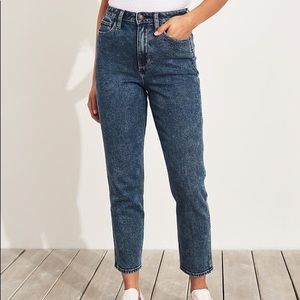 Hollister Dark Blue Mom Jeans